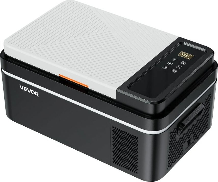 VEVOR Kompresorová autochladnička s mrazničkou 230/24/12V -20 °C Bluetooth, 20 l