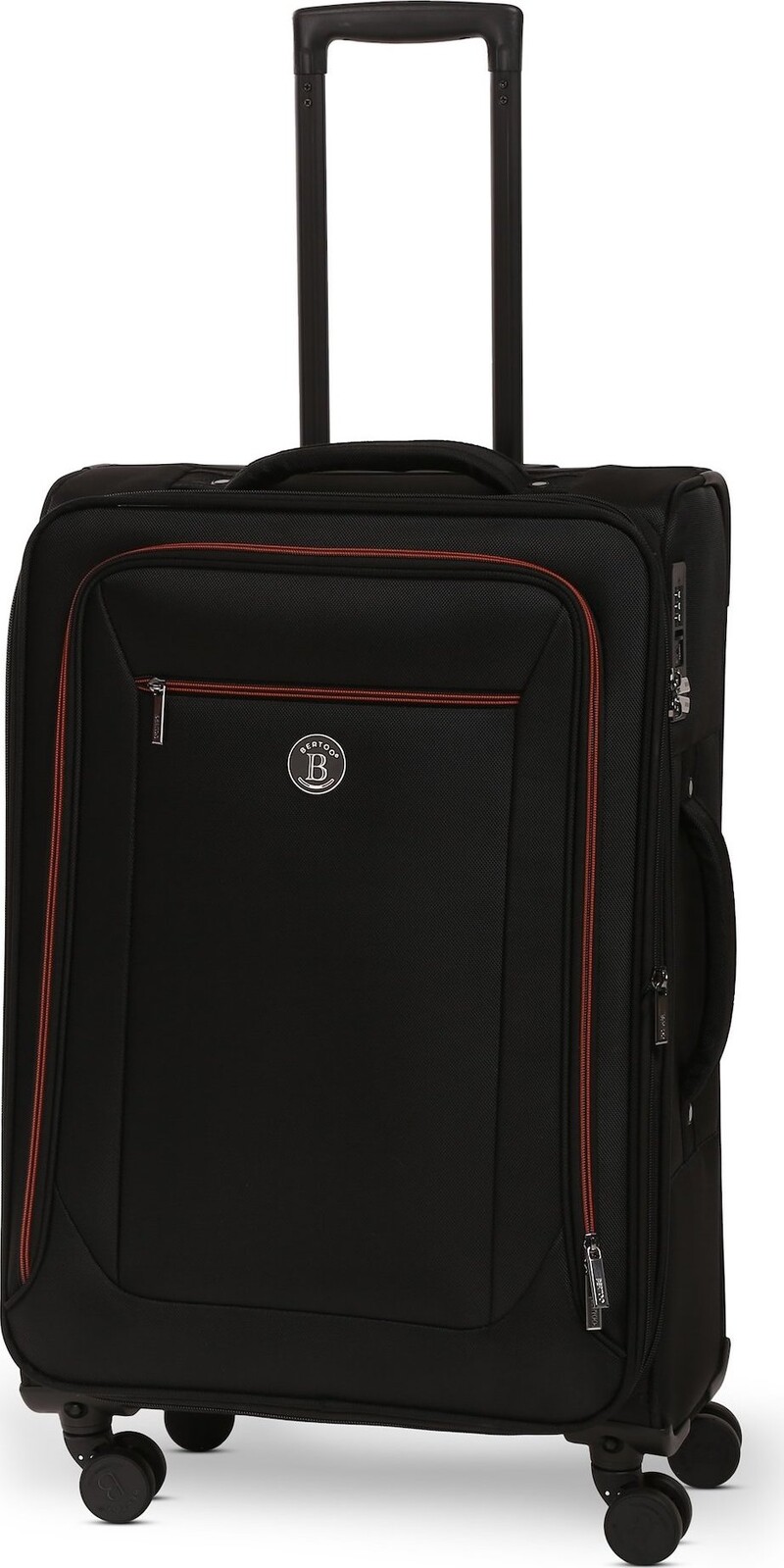 BERTOO Cestovný kufor Modena, čierny 64 – 76 l