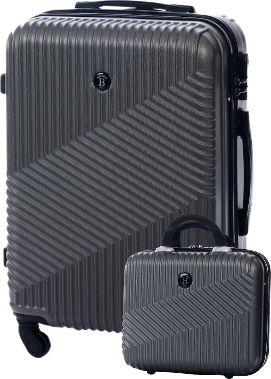 BERTOO Milano Set 2 v 1, XXL tmavo sivý