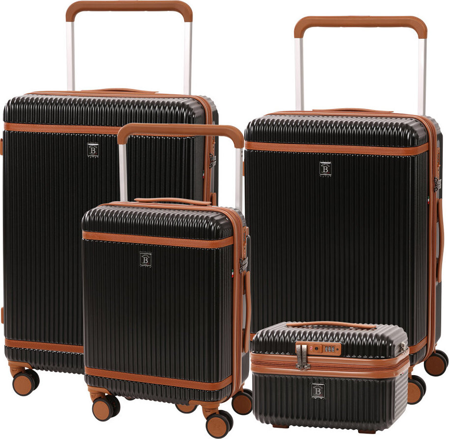 Bertoo Napoli Cestovní kufr, černý, set 4v1