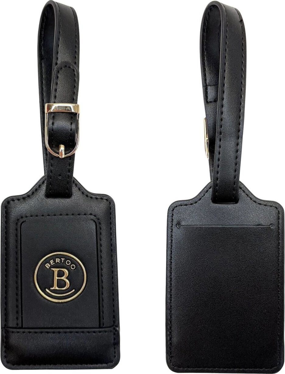 Bertoo Torino Jmenovka na zavazadlo black/gold - PU