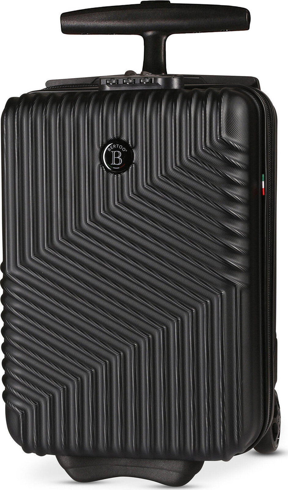 Bertoo Milano Kufr pod sedadlo pro Ryanair, 18 l, černý