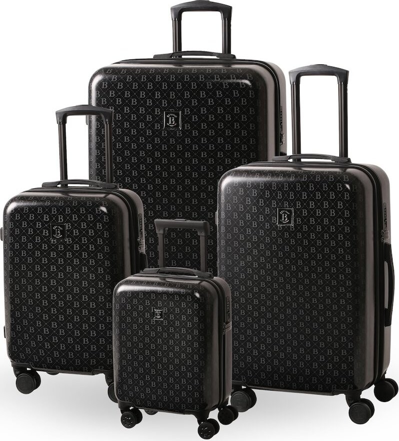 Bertoo Torino Cestovný kufor, čierny set 4 v 1