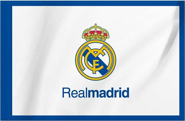 Fan-shop Vlajka REAL MADRID No1 Edge blue