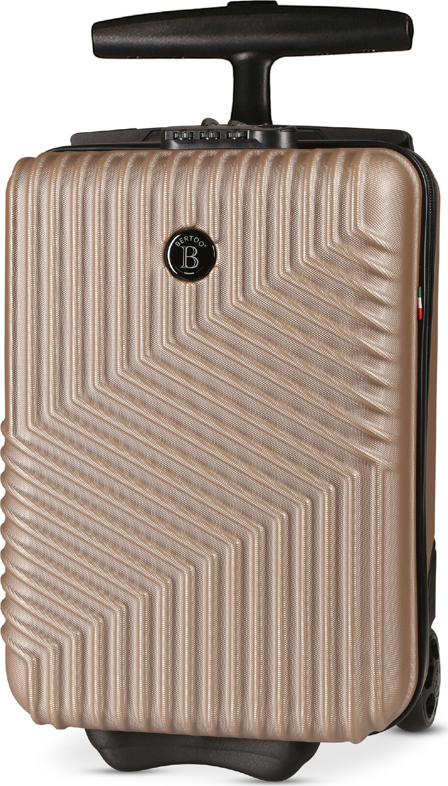 Bertoo Milano Kufr pod sedadlo pro Ryanair, 18 l, champagne