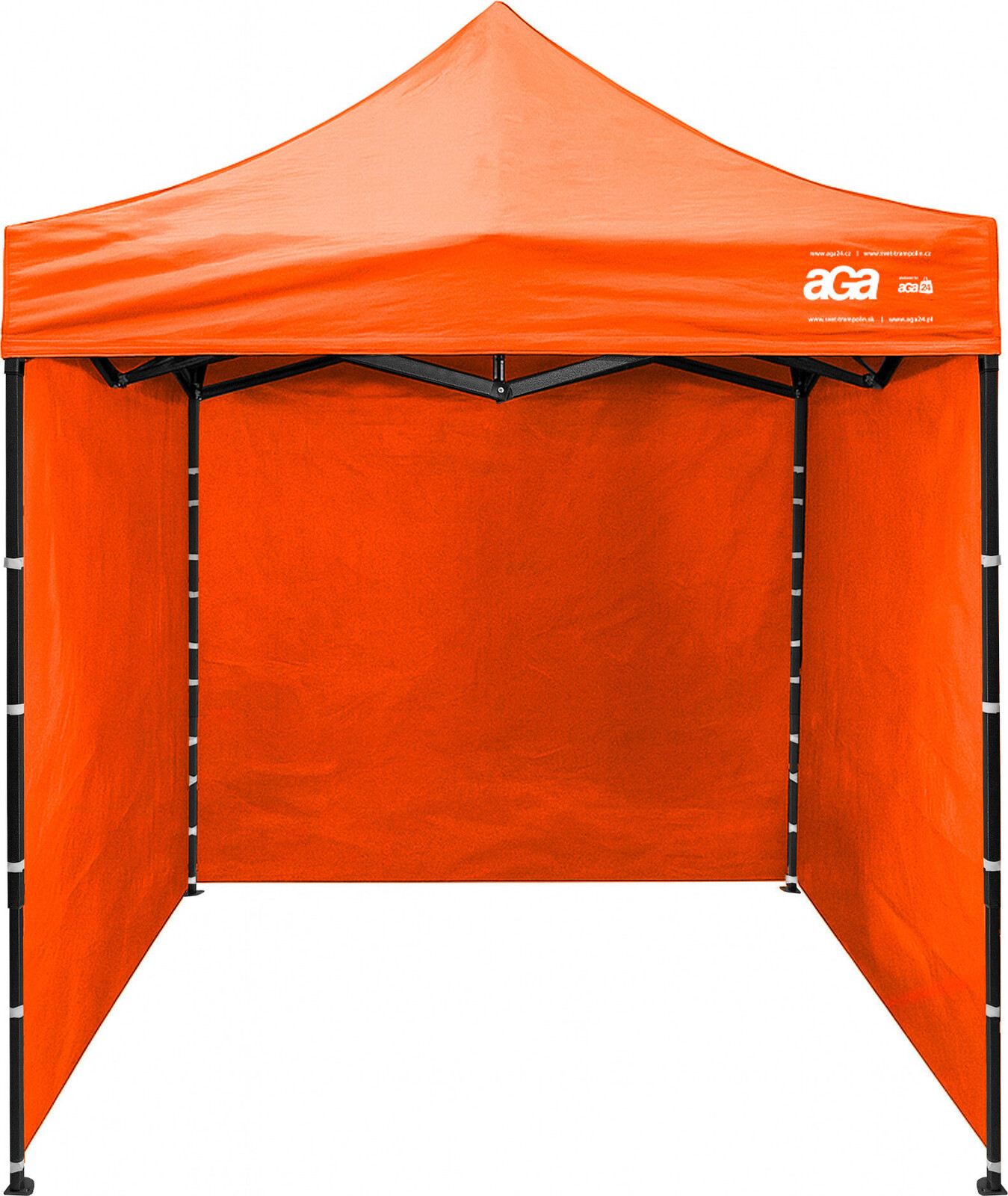 Aga Nožnicový stánok PARTY 2 × 2 m, oranžový