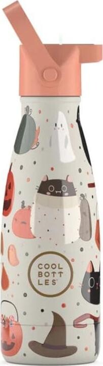 Cool Bottles detská nerezová termofľaša Kids Trick or Treat trojvrstvová 260 ml 3D