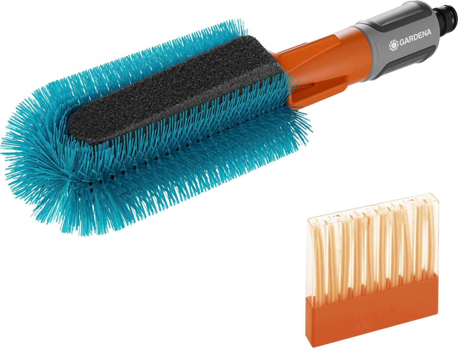 GARDENA CleanSystem Kefa na kolesá a tyčinky – displej 10 ks