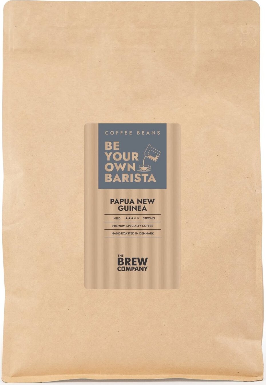 THE BREW COMPANY Káva zrnková Papua New Guinea 1000 g