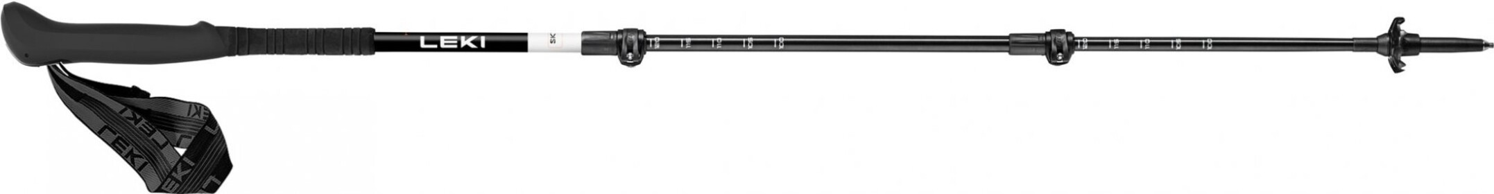 Leki Skytera Lite black-white-neonorange 100 – 135 cm