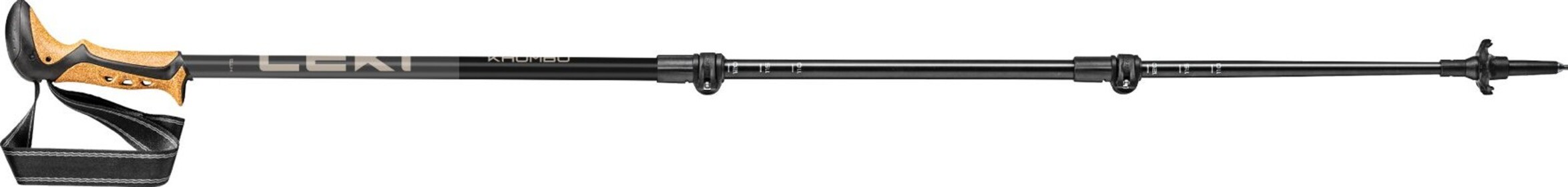 Leki Khumbu Lite black-pale clay light-dark anthracite 100 – 135 cm