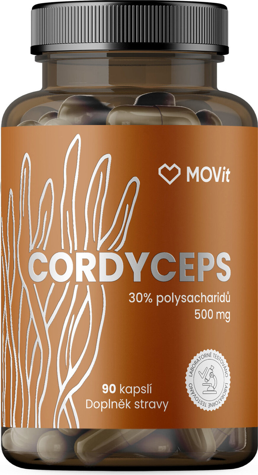 Movit Energy Cordyceps 30 % polysacharidov 500mg, 90 kapsúl