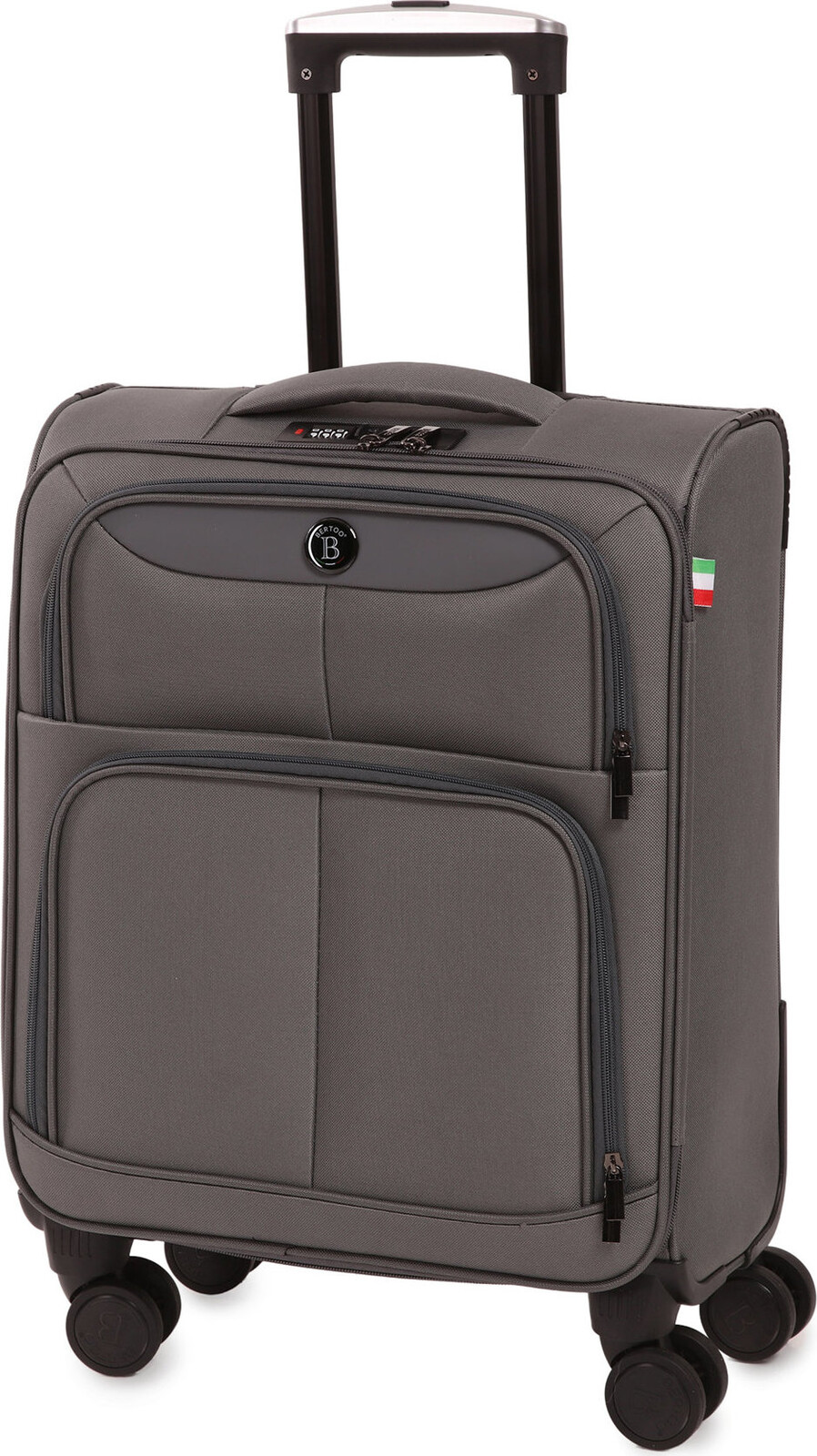 BERTOO Kabínový kufor Bolzano pre Ryanair – sivý 42 l