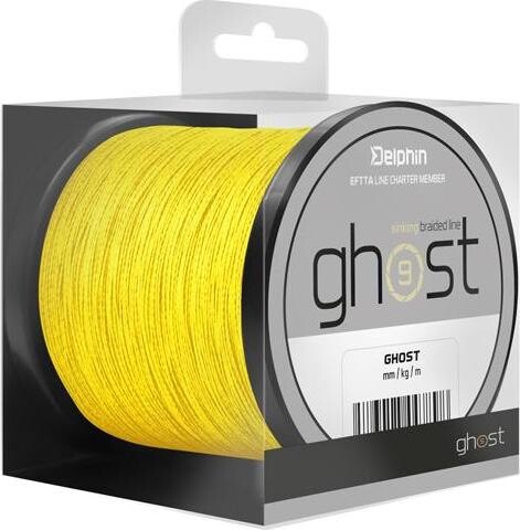Delphin Šnúra Ghost 8 + 1 Žltá 600 m 0,18 mm 9,1 kg