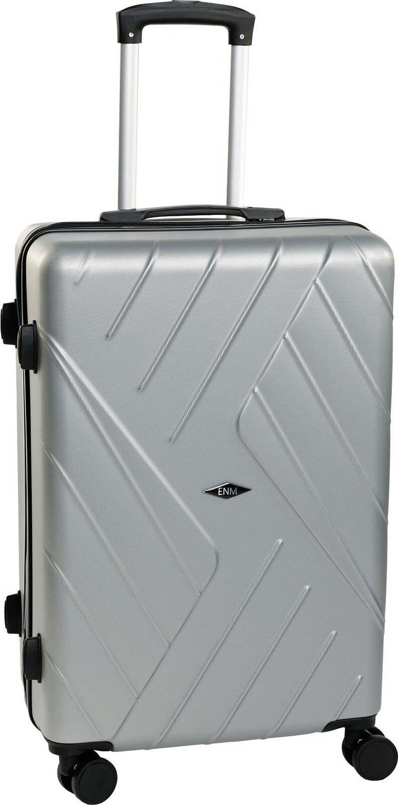 ENM cestovný kufor – strieborný 67 l