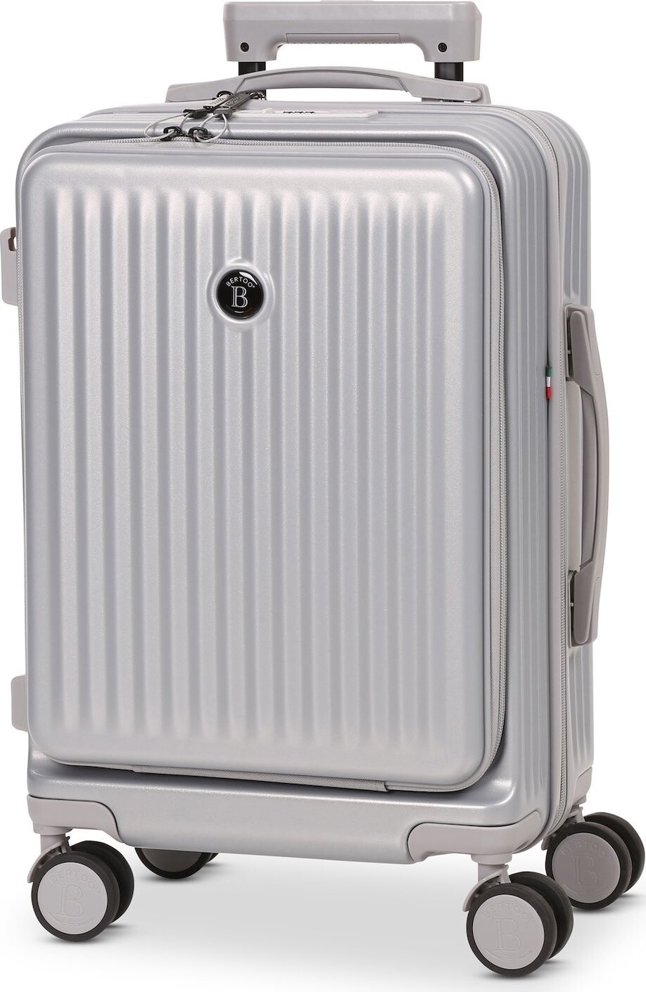 Bertoo Cagliari Kabínový kufor, strieborný 36 l