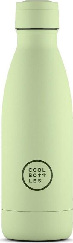 Cool Bottles nerezová termofľaša Pastel Green trojvrstvová 350 ml