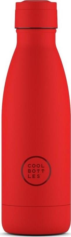 Cool Bottles nerezová termofľaša Vivid Red trojvrstvová 350 ml