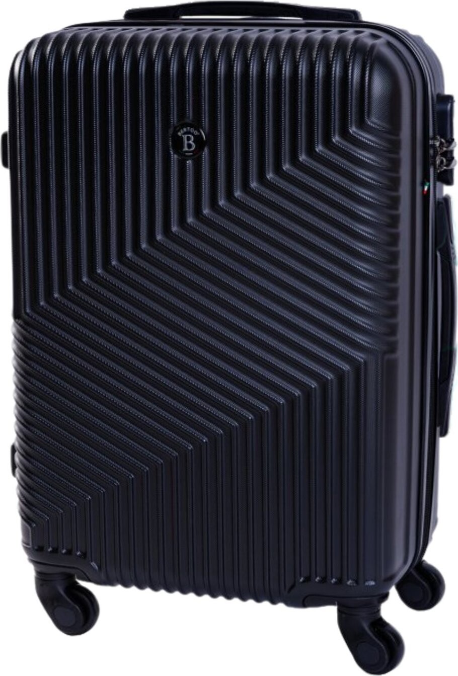 Bertoo Milano Kabínový kufor pre Ryanair, čierny 31 l