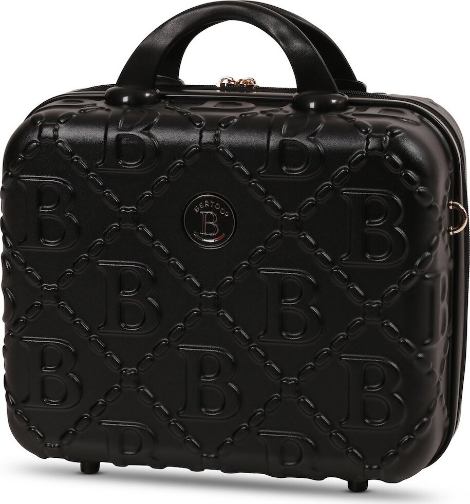 BERTOO Livorno Cestovný kozmetický kufrík black/gold 16 l