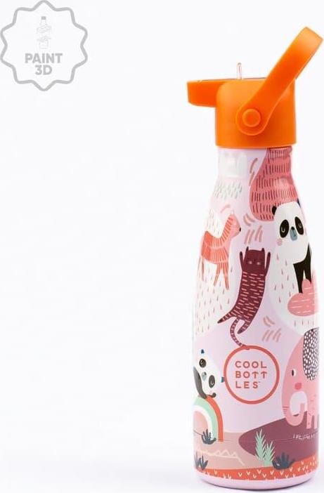 Cool Bottles Kids 3D Panda Gang, trojvrstvová, 260 ml
