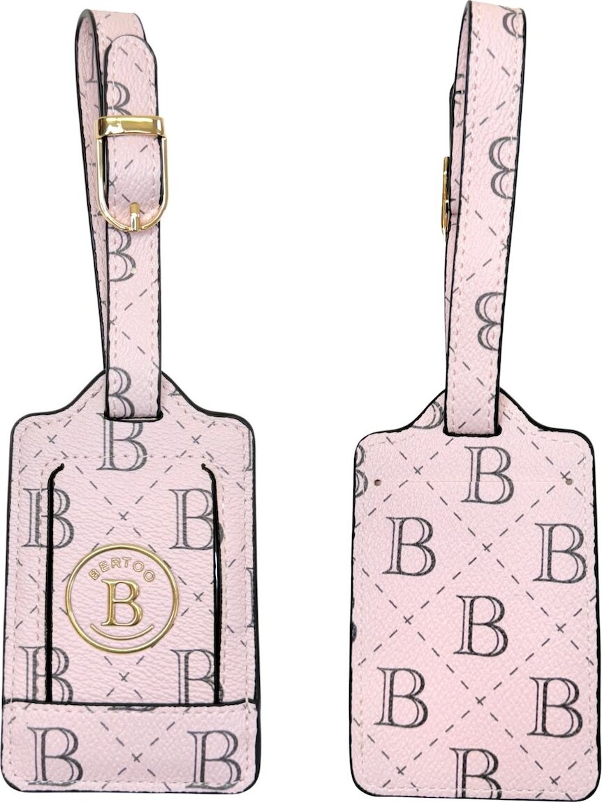 Bertoo Torino Jmenovka na zavazadlo růžová - PU