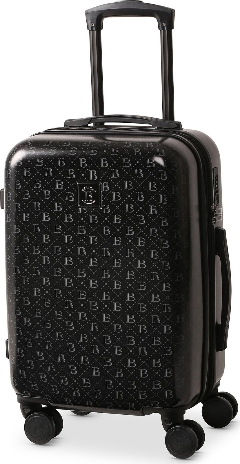 BERTOO Torino Kabínový kufor – black/black 36 l