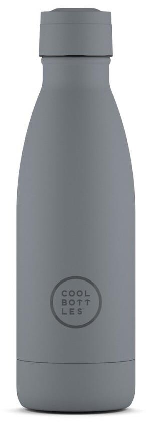 Cool Bottles nerezová termofľaša Pastel Grey trojvrstvová 350 ml