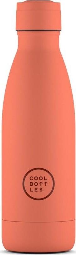 Cool Bottles nerezová termofľaša Pastel Coral trojvrstvová 350 ml