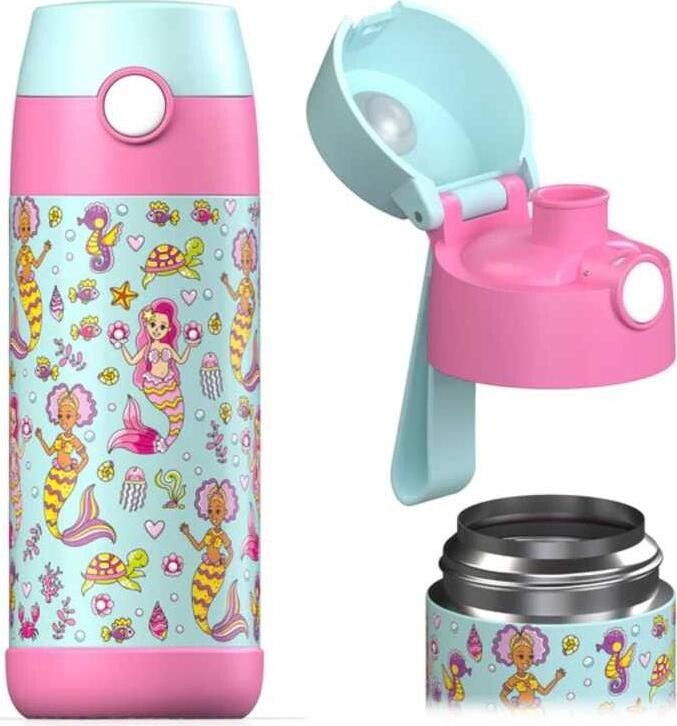 Jarlson Detská nerezová termofľaša na pitie MALI Morská panna 350 ml