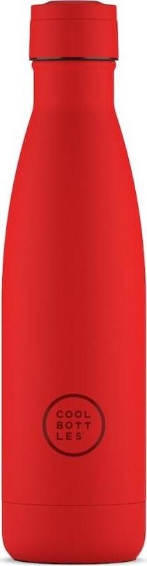 Cool Bottles nerezová termofľaša Vivid Red trojvrstvová 500 ml