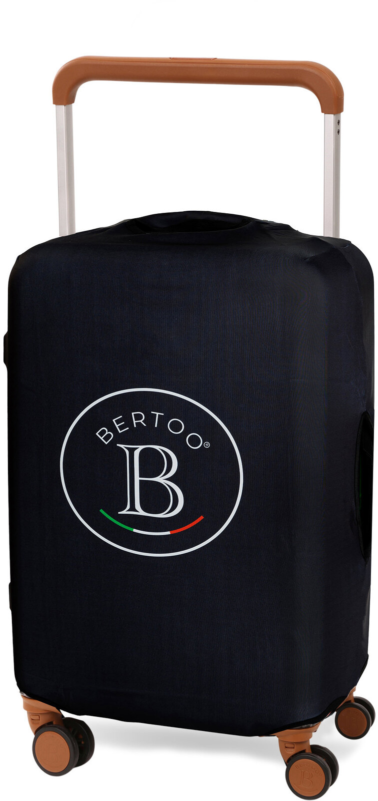 BERTOO Napoli Obal na cestovný kufor so širokou rukoväťou black M