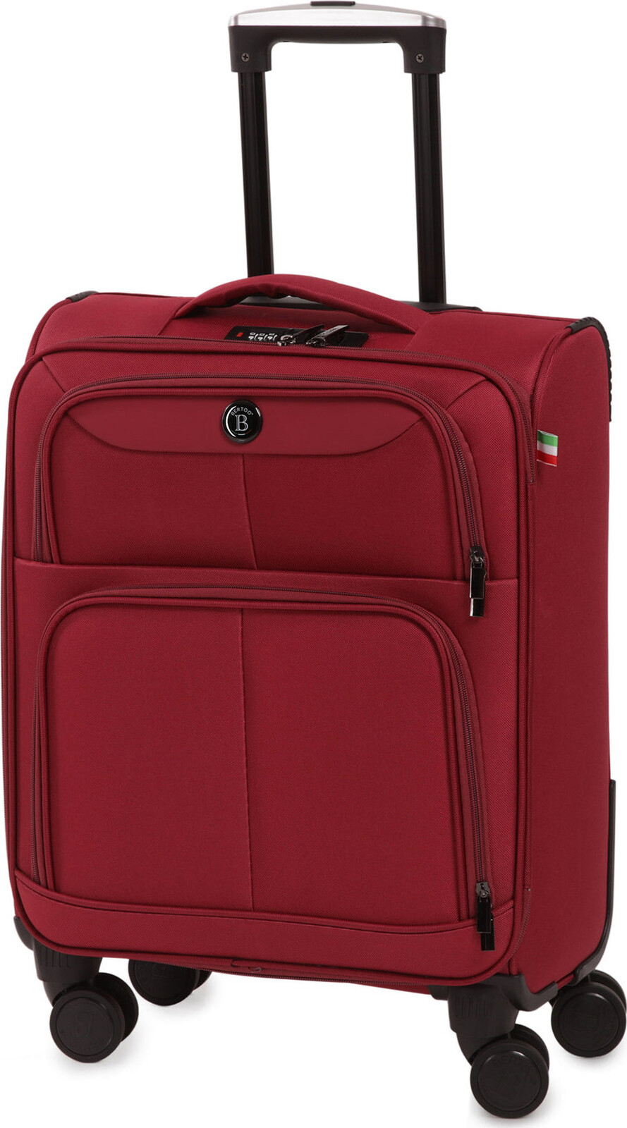 BERTOO Kabínový kufor Bolzano pre Ryanair – červený 42 l