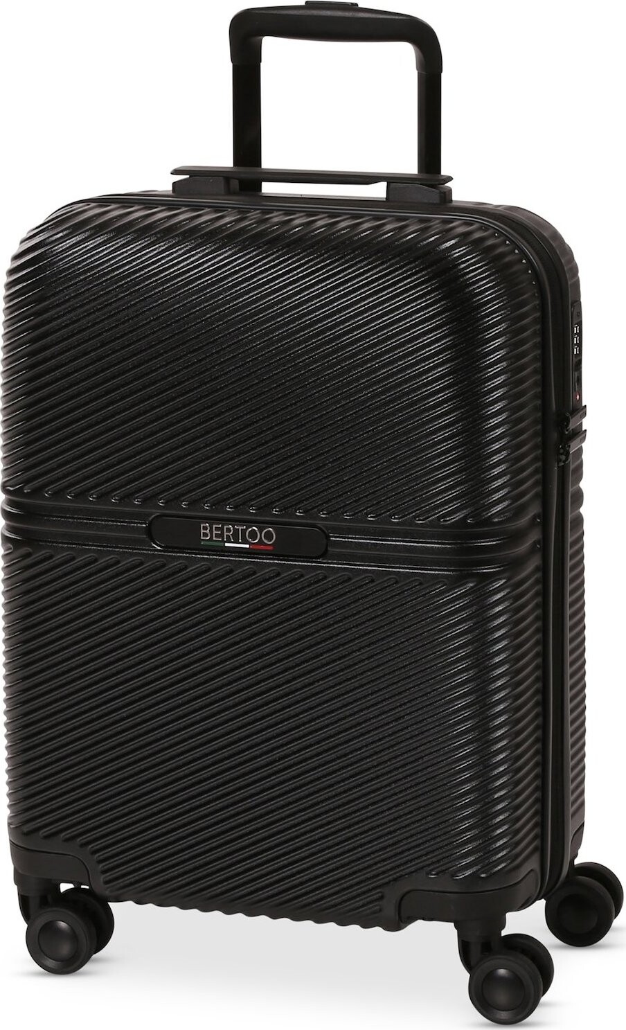 Bertoo Monza Kabínový kufor, čierny 38 l