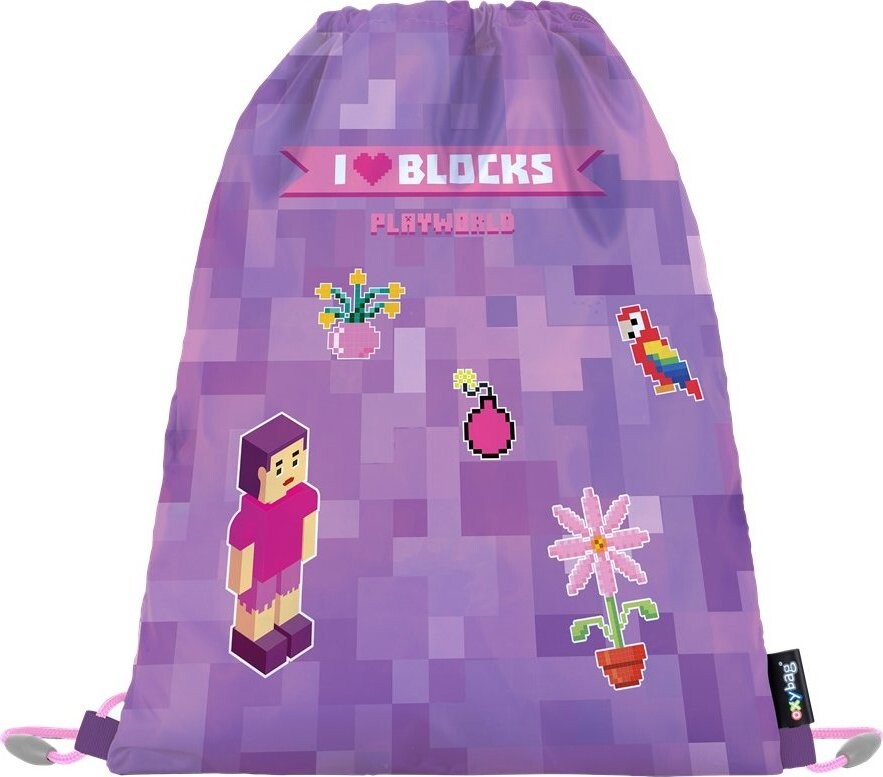 OXYBAG Vrecko na cvičky Playworld Girl