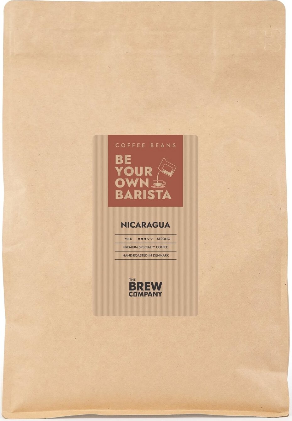 THE BREW COMPANY Káva zrnková Nicaragua 1000 g