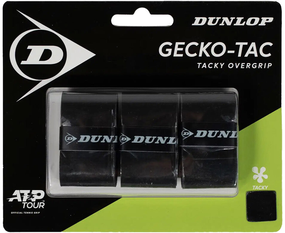DUNLOP Geko Tac omotávka čierna 3 ks