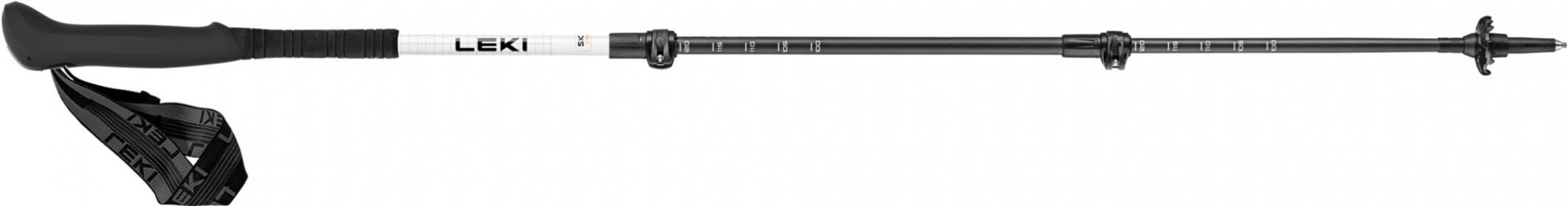 Leki Skytera Carbon Lite white-black-neonorange 100 – 135 cm