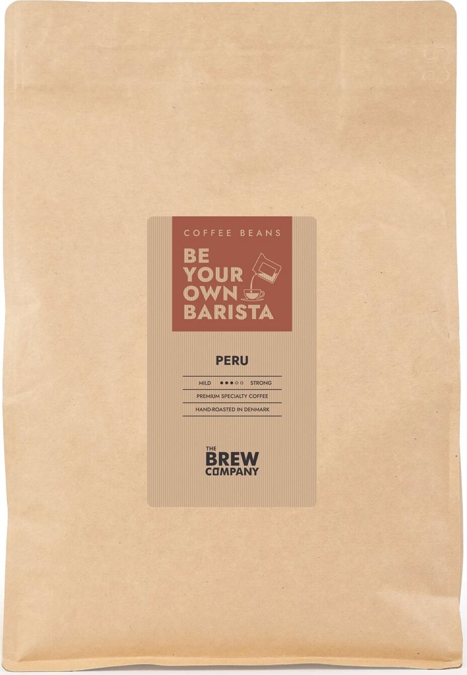 THE BREW COMPANY Káva zrnková Peru 1000 g
