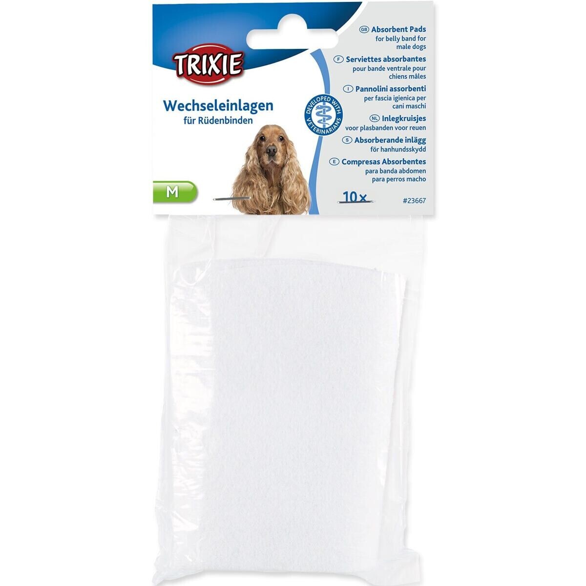 Vložky Trixie absorpční pro břišní pás pro psy M 10ks
