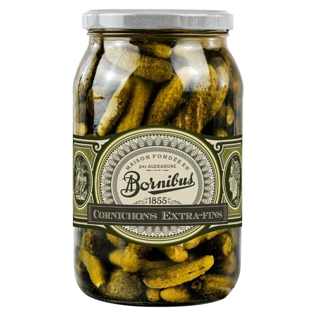 Uhorky 920 g, extra jemné, BORNIBUS