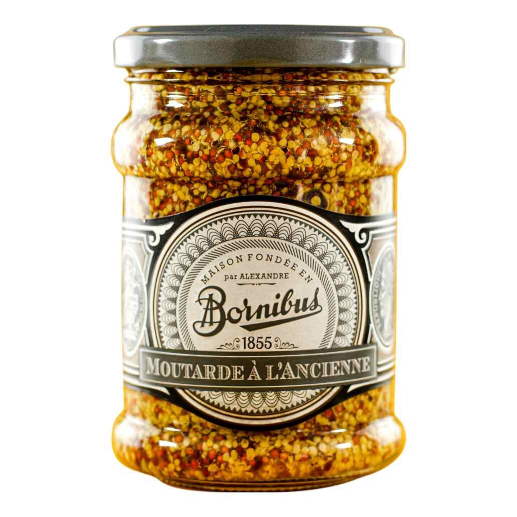 Horčica 245 g, celozrnná, BORNIBUS