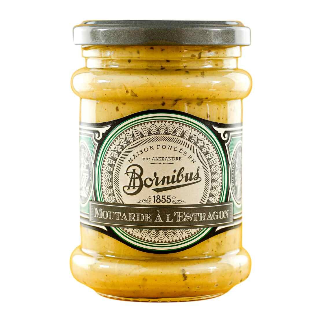 Horčica 250 g, s estragónom, BORNIBUS