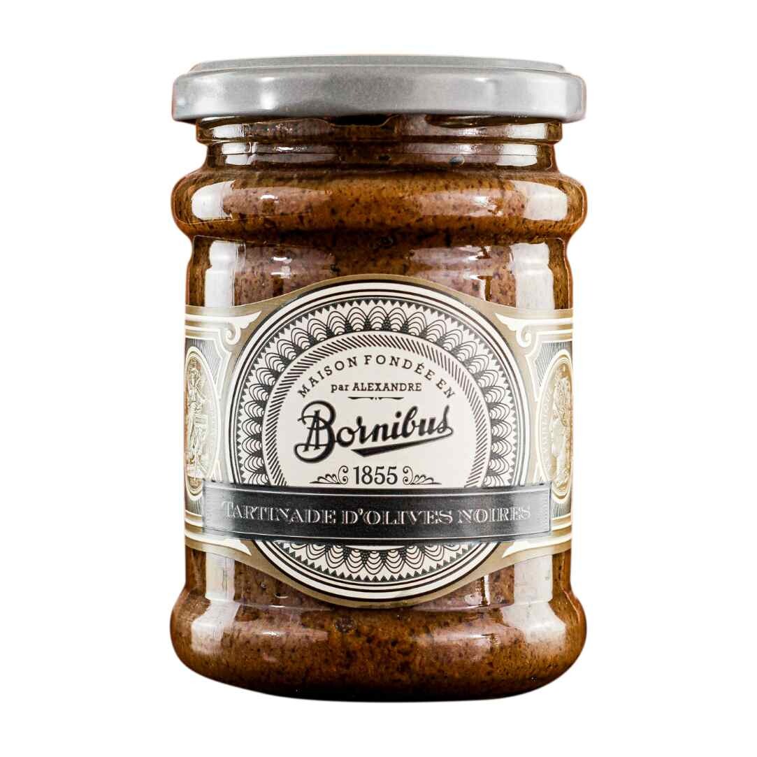 Nátierka z čiernych olív 240 g, BORNIBUS