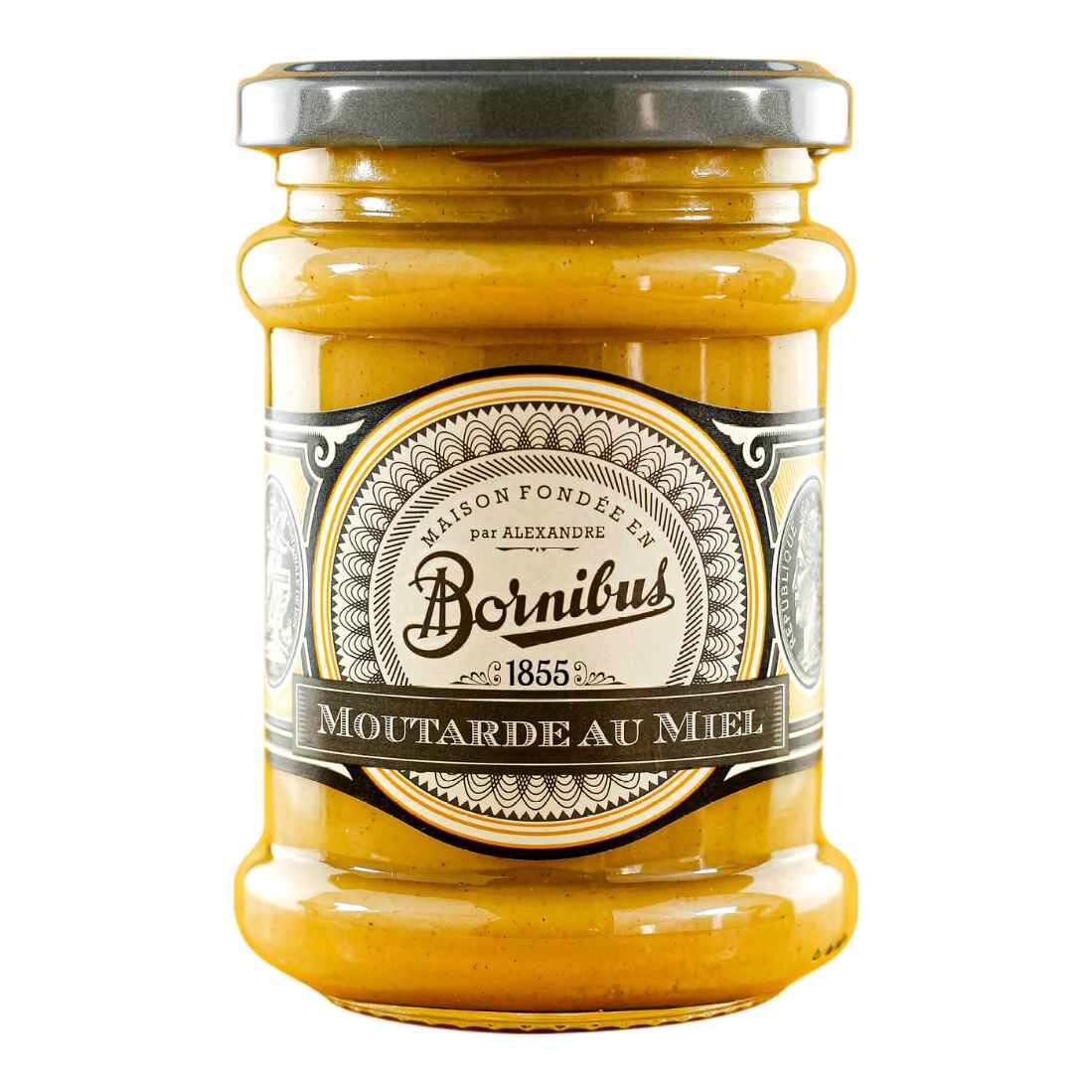 Horčica 270 g, s medom, BORNIBUS