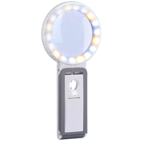 MG DetailPro LED lupa 3x zoom, biela
