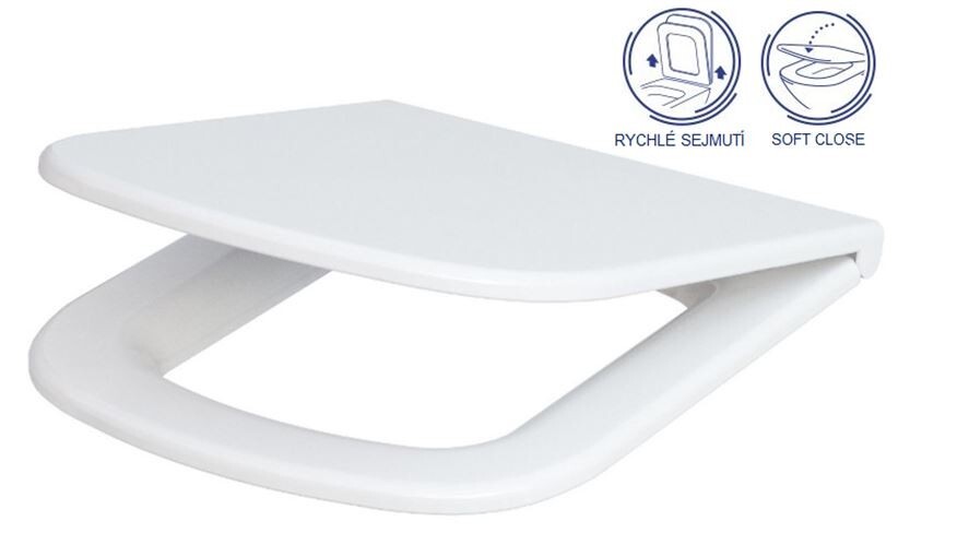CERSANIT - SEDADLO COLOUR DUROPLAST SOFT-CLOSE EASY-OFF K98-0092