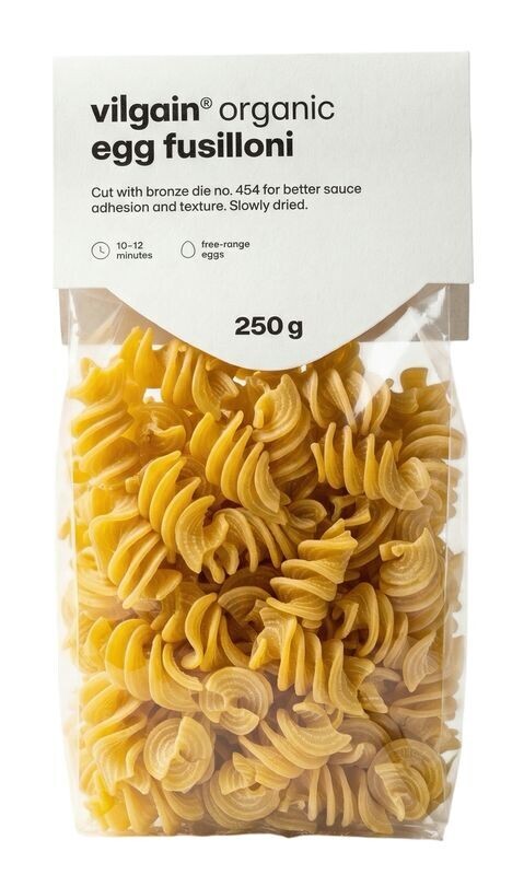 Vilgain Vaječné cestoviny BIO – fusilloni 250 g