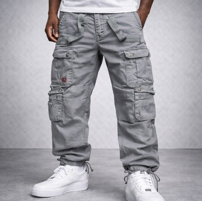 Surplus Surplus Airborne Vintage Trousers Grey - M