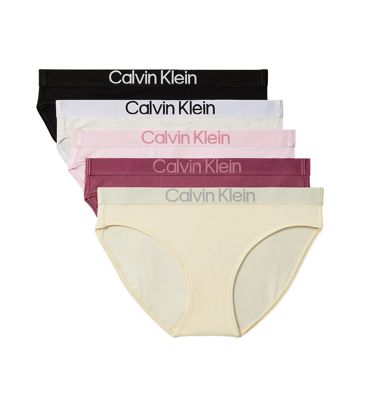 CALVIN KLEIN - nohavičky 5PACK Extra Soft cotton stretch pastel tones